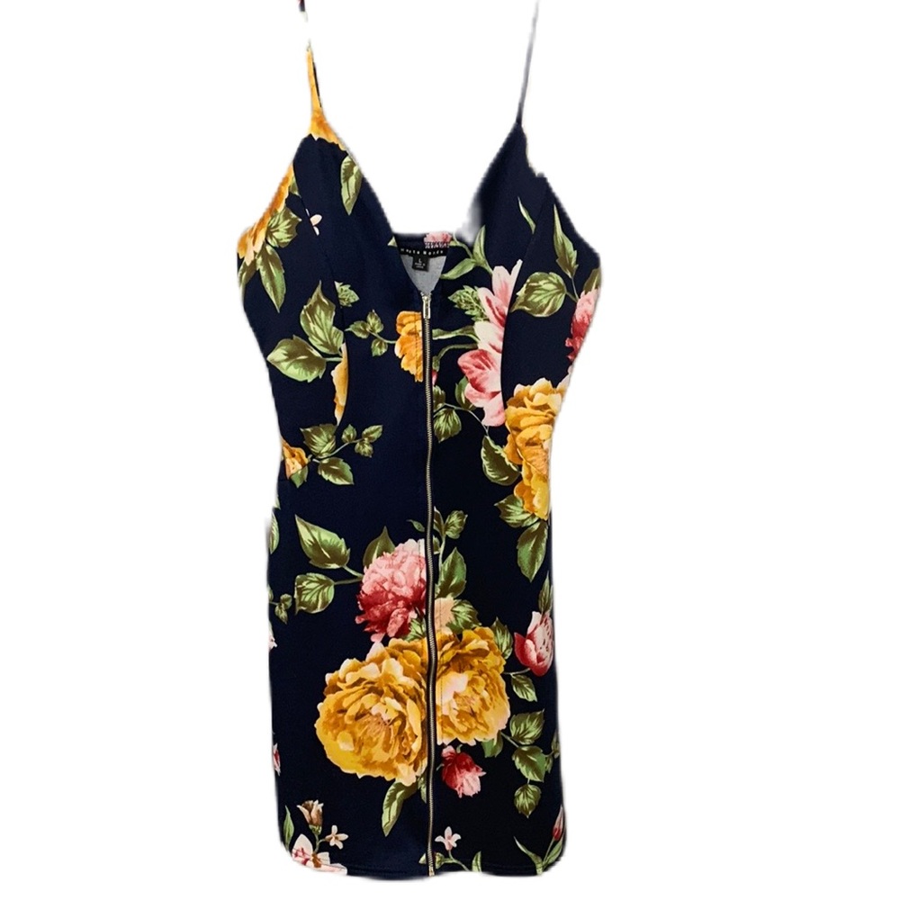 Floral Zipper Dress